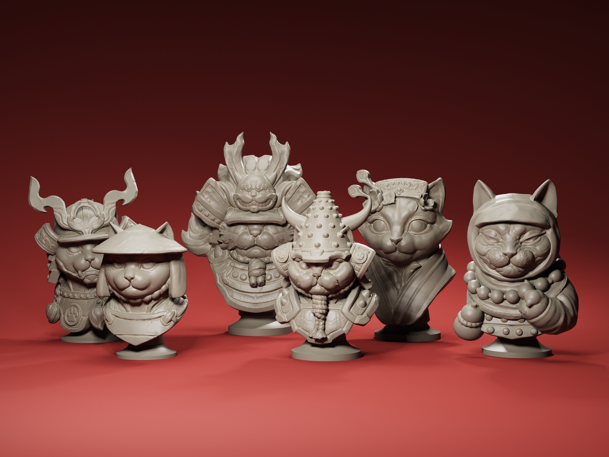 Chess Cat Samurai